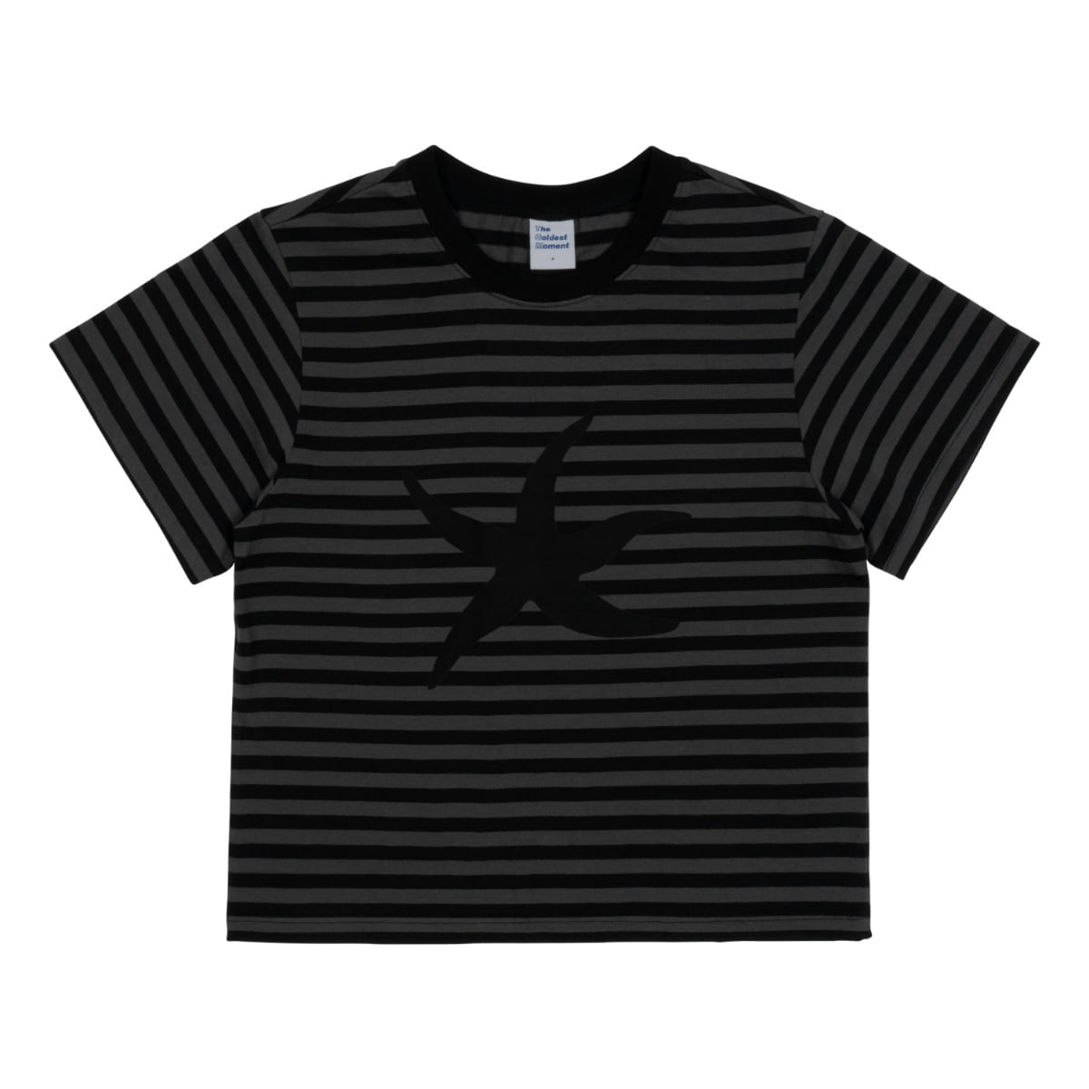 TCM starfish stripe T (black)
